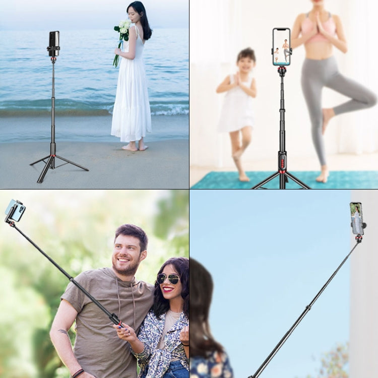 Aluminum Alloy Mobile Phone Bluetooth Selfie Stick Live Floor Tripod Bracket, Height: 1.5m, Height: 1.5m – Bluetooth, Aluminum Alloy