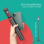 Aluminum Alloy Mobile Phone Bluetooth Selfie Stick Live Floor Tripod Bracket, Height: 1.8m, Height: 1.8m