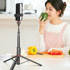 Aluminum Alloy Mobile Phone Bluetooth Selfie Stick Live Floor Tripod Bracket, Height: 1.8m, Height: 1.8m
