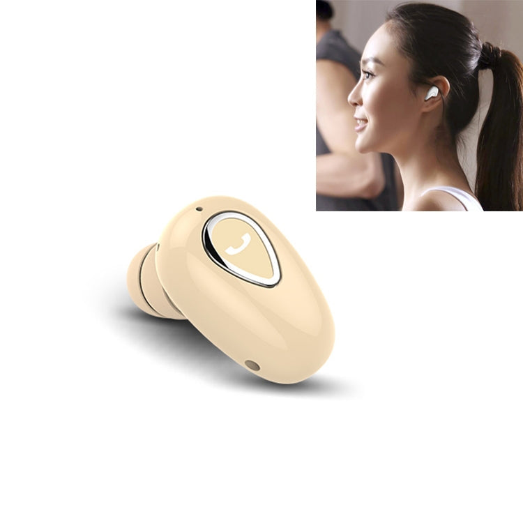YX01 Bluetooth Earphones – Sweatproof Bluetooth 4.1 Wireless Bluetooth Earphone, Support Memory... Flesh Color Flesh Color