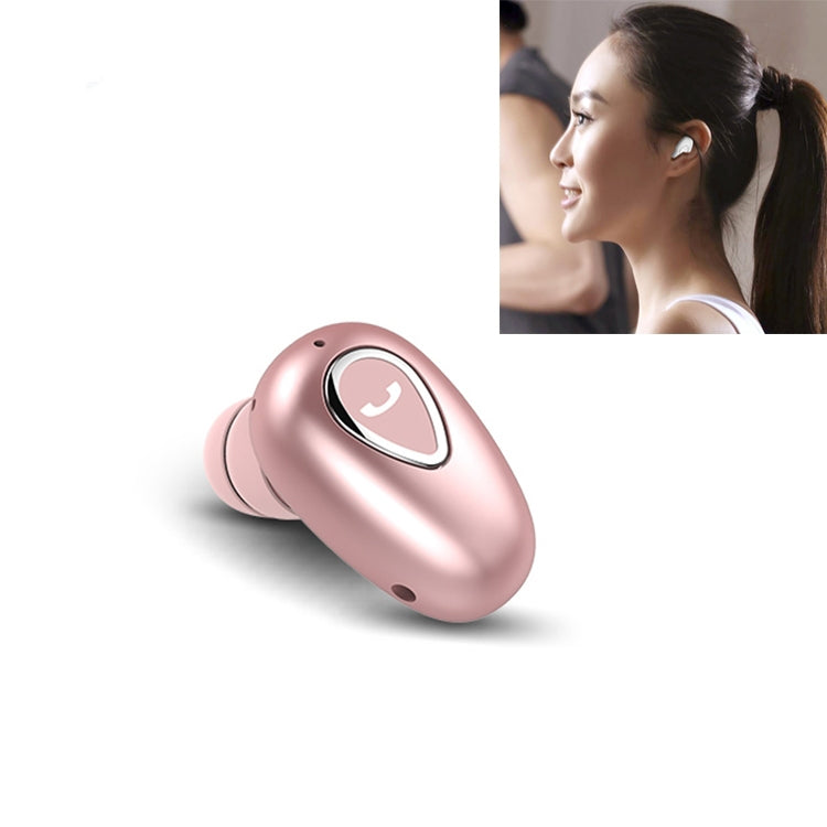 YX01 Bluetooth Earphones – Sweatproof Bluetooth 4.1 Wireless Bluetooth Earphone, Support Memory... Rose Gold Rose Gold