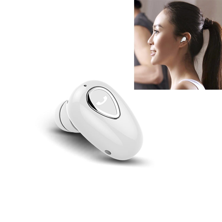 YX01 Bluetooth Earphones – Sweatproof Bluetooth 4.1 Wireless Bluetooth Earphone, Support Memory... White White