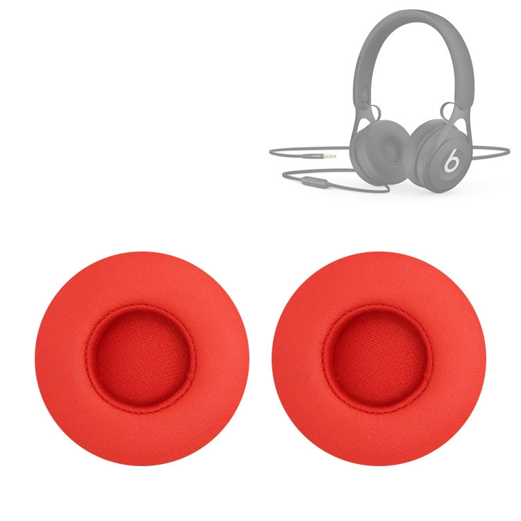 Headphone Cushion Cover – 2 PCS For Beats EP Wired Headset Ear-cap Sponge Earmuffs, Red, White, Blue Red Red
