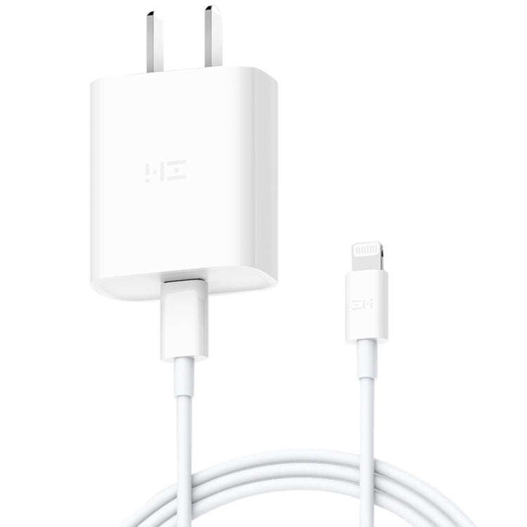Original Xiaomi Youpin ZMI 20W Quick Charger Power Adapter with Type-C / USB-C to 8 Pin Charging Cable, US Plug – TPU
