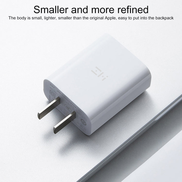 Original Xiaomi Youpin ZMI 20W Quick Charger Power Adapter with Type-C / USB-C to 8 Pin Charging Cable, US Plug – TPU