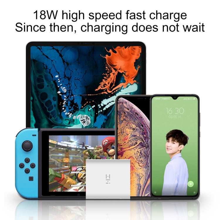 Original Xiaomi Youpin ZMI 20W Quick Charger Power Adapter with Type-C / USB-C to 8 Pin Charging Cable, US Plug – TPU