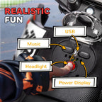 12V Kids Motorbike Aprilia Licenced with Training Wheels