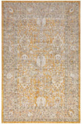 Indoor Outdoor Yellow Medallion Rug 240X340 cm