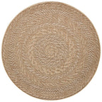 Indoor Outdoor Almendro Round Rug – Chevron Design