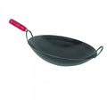 Iron Wok With Wood Handle