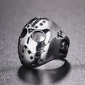 Europe and America Style Punk Gothic Rock Mask Skull Men Titanium Steel Ring, US Size: 11, Diameter: 20.7mm, Perimeter: 65mm, Diameter: 20.7mm Diameter: 20.7mm