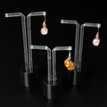 3pcs / Set Acrylic Ear Stud Earrings Jewelry Display Storage Rack Default Title