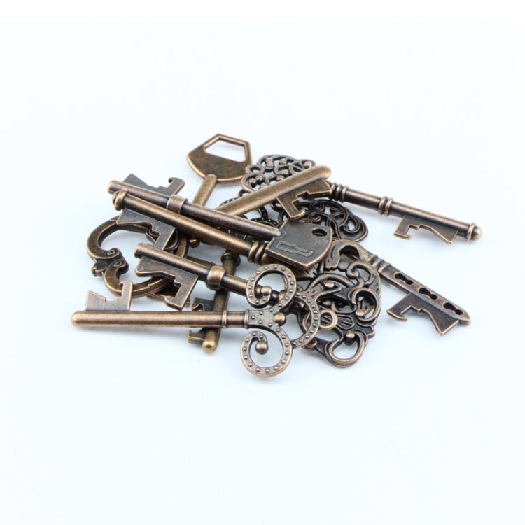Mixed Set Of Vintage Skeleton Keys In Antique Bronze Of Different Size As Ornamental Decorations For Party Favors, Necklaces, Arts And Crafts(Bronze Set of 9 PCS), Set of 9 PCS – Durable Build, Easy to Use