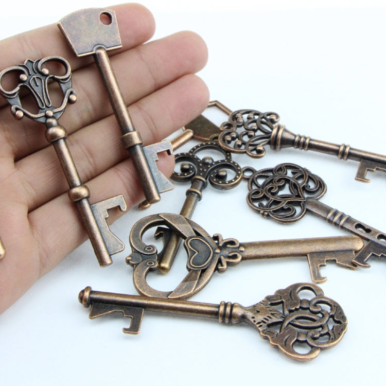 Mixed Set Of Vintage Skeleton Keys In Antique Bronze Of Different Size As Ornamental Decorations For Party Favors, Necklaces, Arts And Crafts(Bronze Set of 9 PCS), Set of 9 PCS – Durable Build, Easy to Use