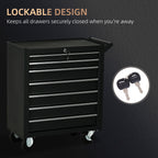 Roller Tool Storage Chest Box Garage Workshop 7 Drawers