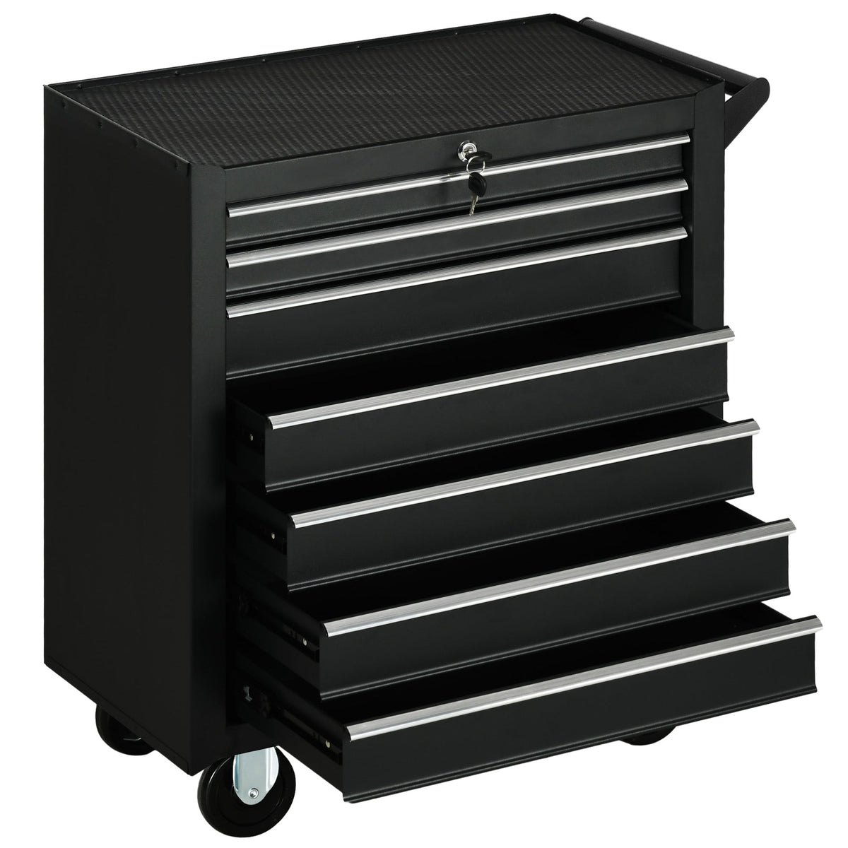 Roller Tool Storage Chest Box Garage Workshop 7 Drawers