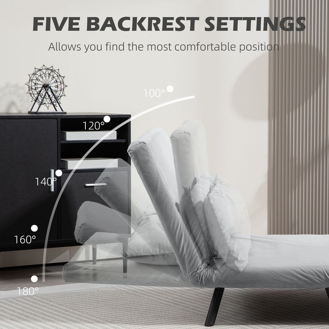 Click Clack 2 Seater Sofa Bed for Living Room, Guest Room