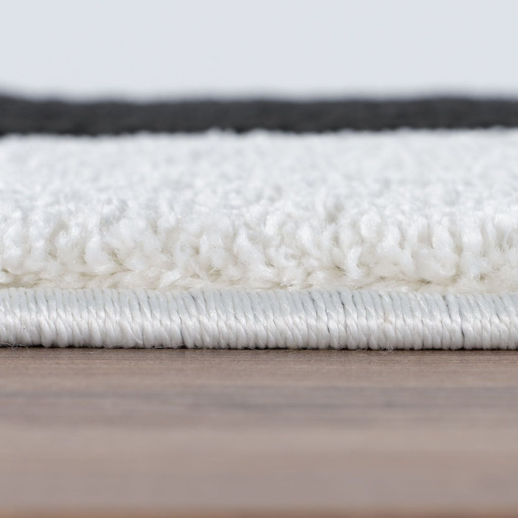 Joli Geometric Black & White Rug