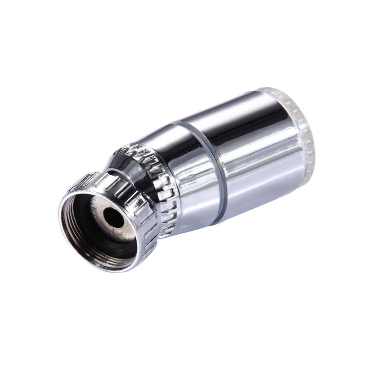 SDF-B9 1 LED ABS Temperature Sensor 3-color LED Faucet Light Water Glow Shower, Size: 58 x 28mm, Interface: 22mm (Silver), SDF-B9 3-color