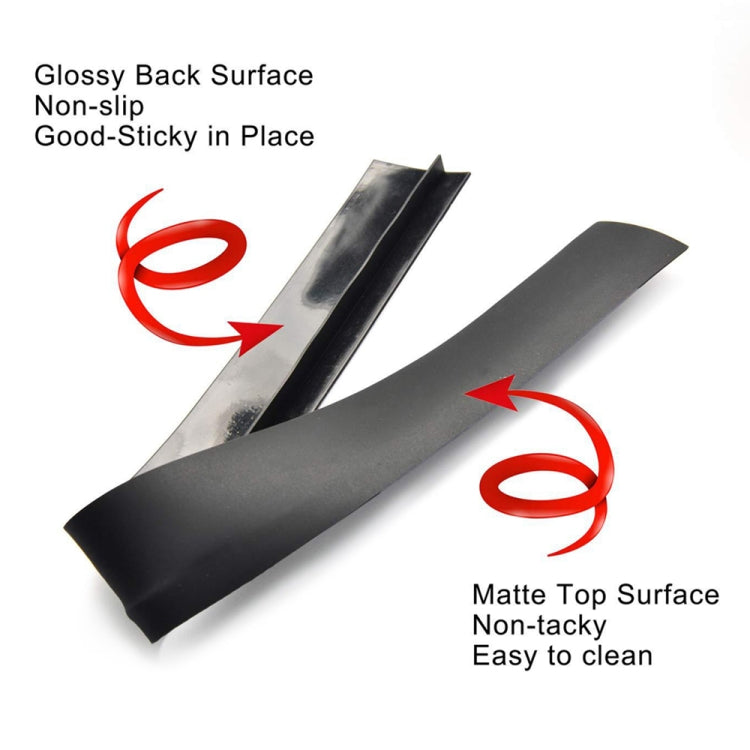 2 PCS 25 inches Gas Stove Slit Strip Antifouling Dustproof Waterproof Kitchen Sealing Strip, 25 inches, 25 inches (Black)