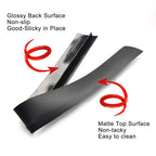 2 PCS 25 inches Gas Stove Slit Strip Antifouling Dustproof Waterproof Kitchen Sealing Strip, 25 inches, 25 inches (Black)