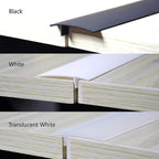 2 PCS 25 inches Gas Stove Slit Strip Antifouling Dustproof Waterproof Kitchen Sealing Strip, 25 inches, 25 inches (Black)