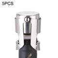 5 PCS Novel Stainless Steel Champagne Wine Bottle Stopper, 5 PCS Wine Bottle Stopper 5 PCS Wine Bottle Stopper
