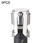 5 PCS Novel Stainless Steel Champagne Wine Bottle Stopper, 5 PCS Wine Bottle Stopper 5 PCS Wine Bottle Stopper