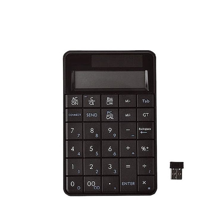 MC-56AG 2 in 1 2.4G USB Numeric Wireless Keyboard & Calculator with LCD Display – Durable Build, Easy to Use Default Title