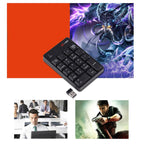 MC Saite SK-51AG 2 in 1 2.4G USB Numeric Wireless Keyboard & Mini Calculator for Laptop Desktop PC, SK-51AG – Durable Build, Easy to Use