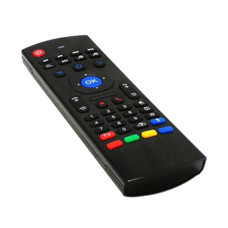 MX3-M Air Mouse Wireless 2.4G Remote Control Keyboard with Microphone for Android TV Box / Mini PC, Air Mouse with Mic – Plug-and-play