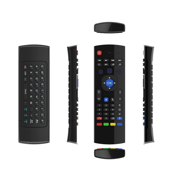 MX3-M Air Mouse Wireless 2.4G Remote Control Keyboard with Microphone for Android TV Box / Mini PC, Air Mouse with Mic – Plug-and-play