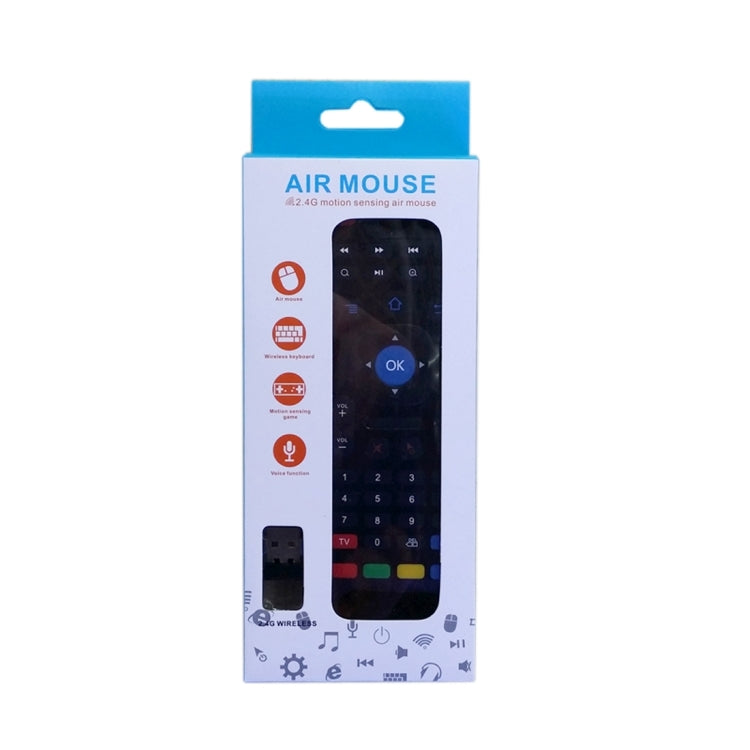 MX3-M Air Mouse Wireless 2.4G Remote Control Keyboard with Microphone for Android TV Box / Mini PC, Air Mouse with Mic – Plug-and-play