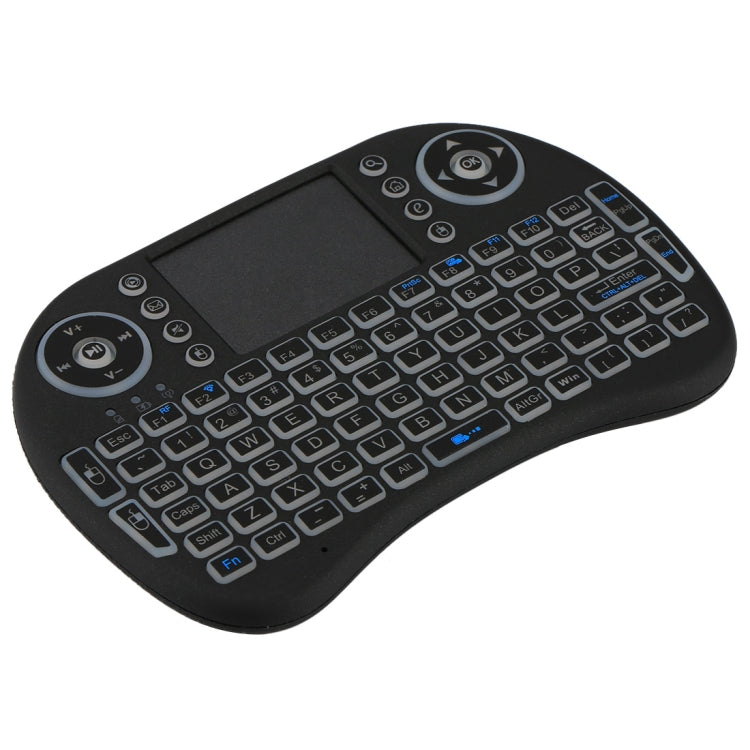 2.4GHz Mini i8 Wireless QWERTY Keyboard with Colorful Backlight & Touchpad & Multimedia Control for PC, Android TV BOX, X-BOX Player, Smartphones, Change Colorful Backlight – Durable Build, Easy to Use