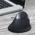 DELUX M618 Mini 2.4G Wireless 2400DPI USB Rechargeable Ergonomic Vertical Mouse, M618 Grey – Durable Build, Easy to Use M618 Grey Grey