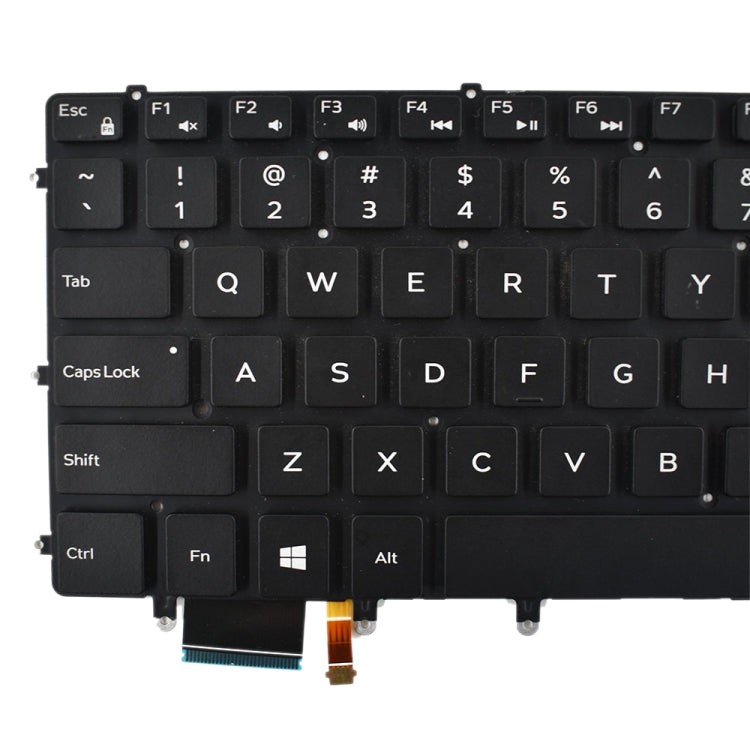 US Keyboard with Backlight for Dell xps 15 9550 9560 – Durable Build, Easy to Use, For Dell XPS 15 (US)