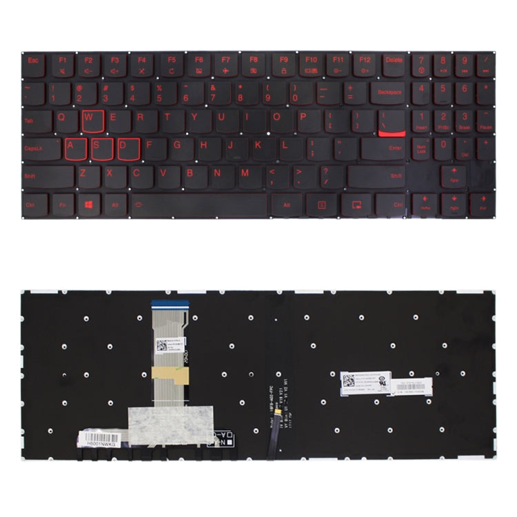 US Keyboard with Backlight for Lenovo Legion Y520 Y520-15IKB Y720 Y720-15IKB R720 R720-15IKB – Durable Build, Easy to Use, For Legion Y520(US) For Legion Y520(US)