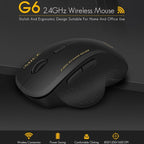 iMICE G6 Wireless Mouse 2.4G Office Mouse 6-button Gaming Mouse – Durable Build, Easy to Use