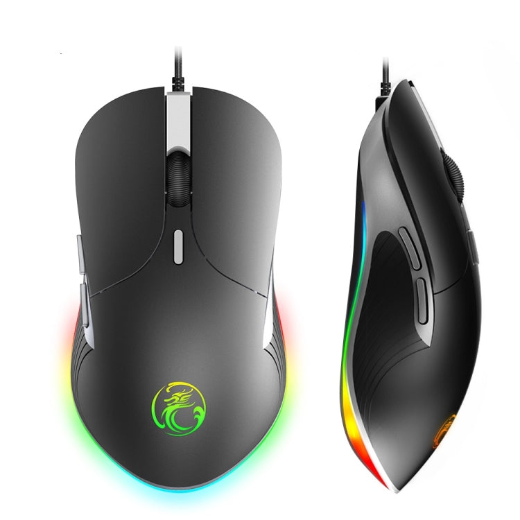 iMICE X6 Wired Mouse 6-button Colorful RGB Gaming Mouse, X6 – Non-slip X6