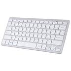 WB-8022 Ultra-thin Wireless Bluetooth Keyboard, Portuguese Keys, Portuguese Keys – Bluetooth, Ultra-thin