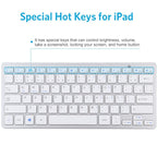 WB-8022 Ultra-thin Wireless Bluetooth Keyboard, Portuguese Keys, Portuguese Keys – Bluetooth, Ultra-thin