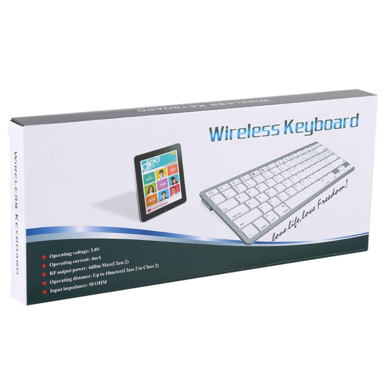 WB-8022 Ultra-thin Wireless Bluetooth Keyboard, Portuguese Keys, Portuguese Keys – Bluetooth, Ultra-thin