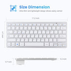 WB-8022 Ultra-thin Wireless Bluetooth Keyboard, Portuguese Keys, Portuguese Keys – Bluetooth, Ultra-thin