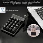 MC Saite 525RF 19 Keys Wireless 2.4G Numeric Keyboard – Durable Build, Easy to Use