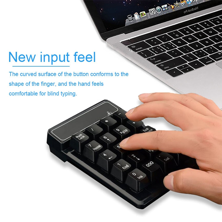 MC Saite 525RF 19 Keys Wireless 2.4G Numeric Keyboard – Durable Build, Easy to Use