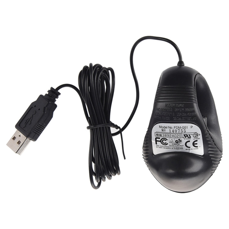 Portable Mini Handheld Wired Mouse – Durable Build, Easy to Use