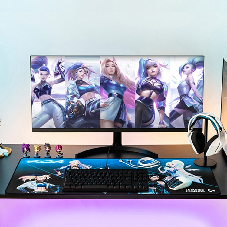 Logitech G840 KDA Gaming Keyboard Mouse Pad Table Mat, Size: 900x400x3mm – Durable Build, Easy to Use
