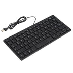 TT-A01 Ultra-thin Design Mini Wired Keyboard, German Version, German Version – Waterproof, Ultra-thin