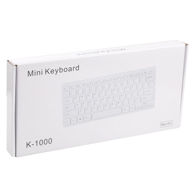 TT-A01 Ultra-thin Design Mini Wired Keyboard, French Version, French Version – Waterproof, Ultra-thin