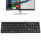 MC-689 Waterproof USB Wired Keyboard, Arabic Version, MC-689 – Waterproof MC-689